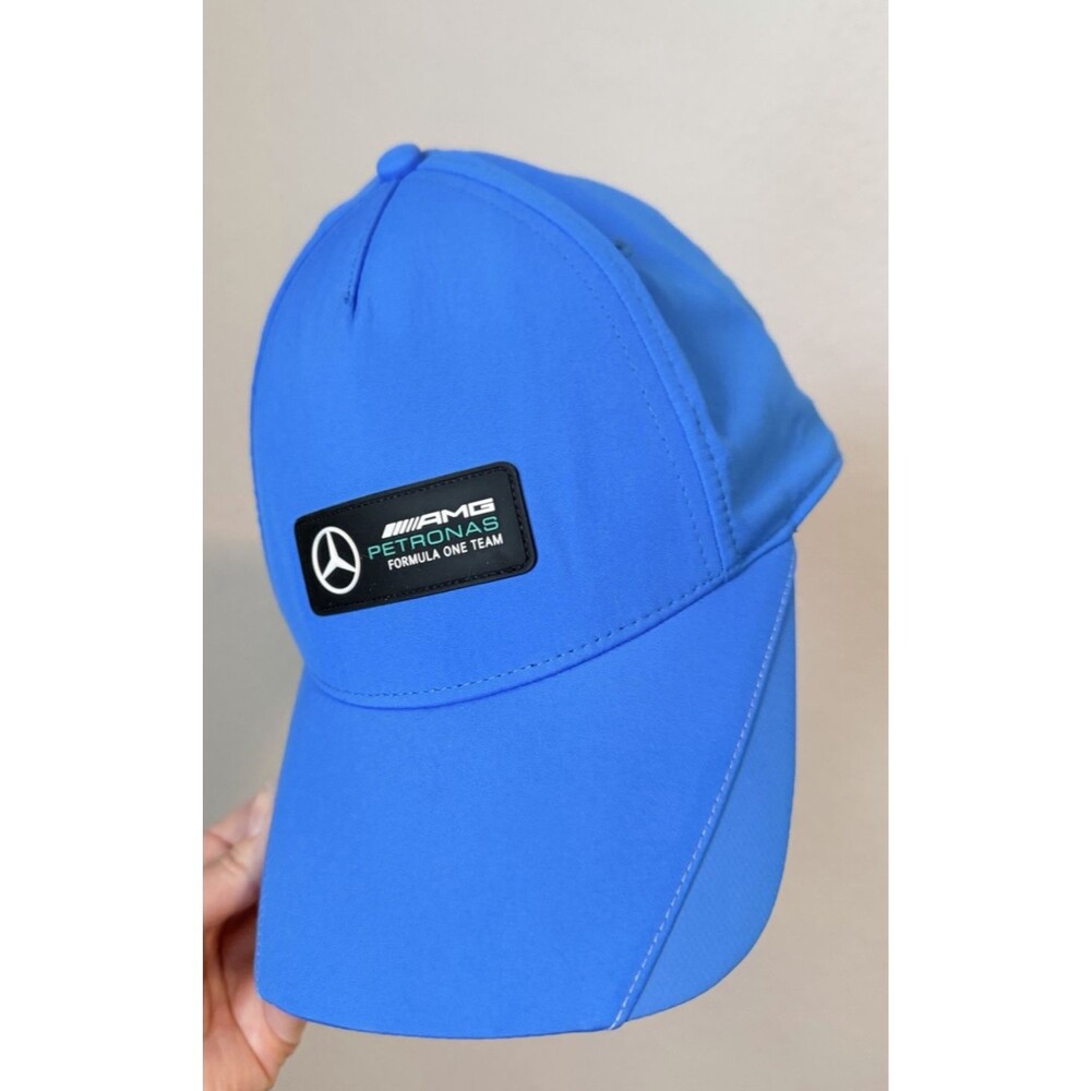 PUMA Mercedes Petronas Blue F1 Hat Cap Blue Races Adjustable - Picture 2 of 4